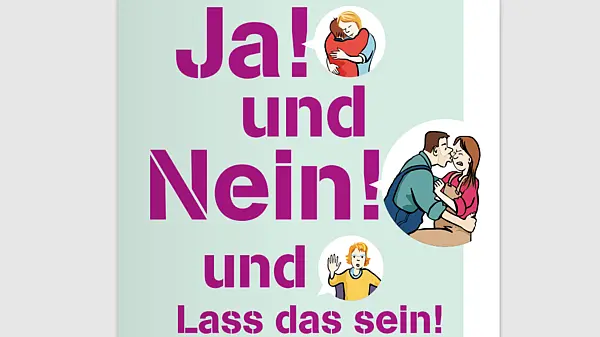 Bild vom Flyer des Theaterstückes Ja! und Nein! und Lass das sein!